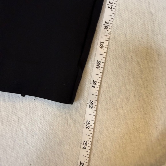 SPANX Black Ponte Knit slim Leg Pants Petite XS Stretch Comfort - Picture 3 of 5